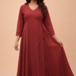 A-LINE ANGRAKHA LONG KURTA