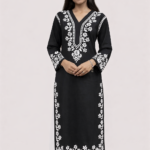 MODAL V-NECK LONG KURTA
