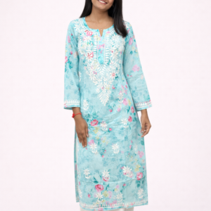 MUL COTTON LONG KURTA